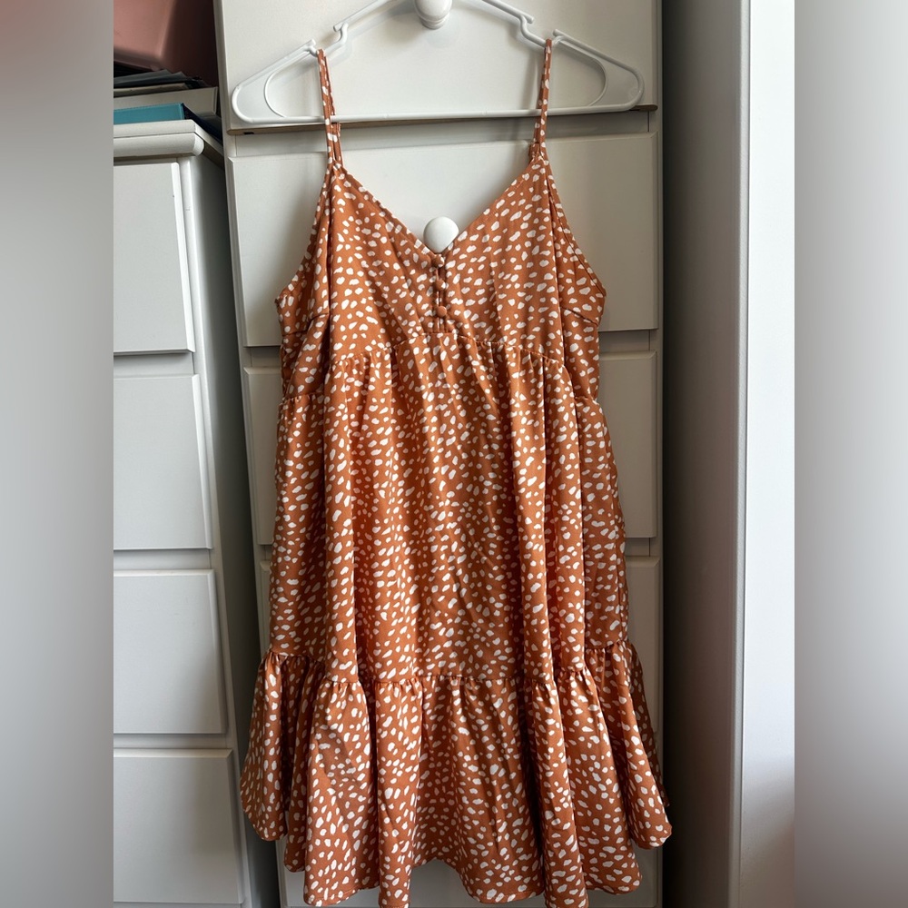 Polka Dot Sleeveless Dress